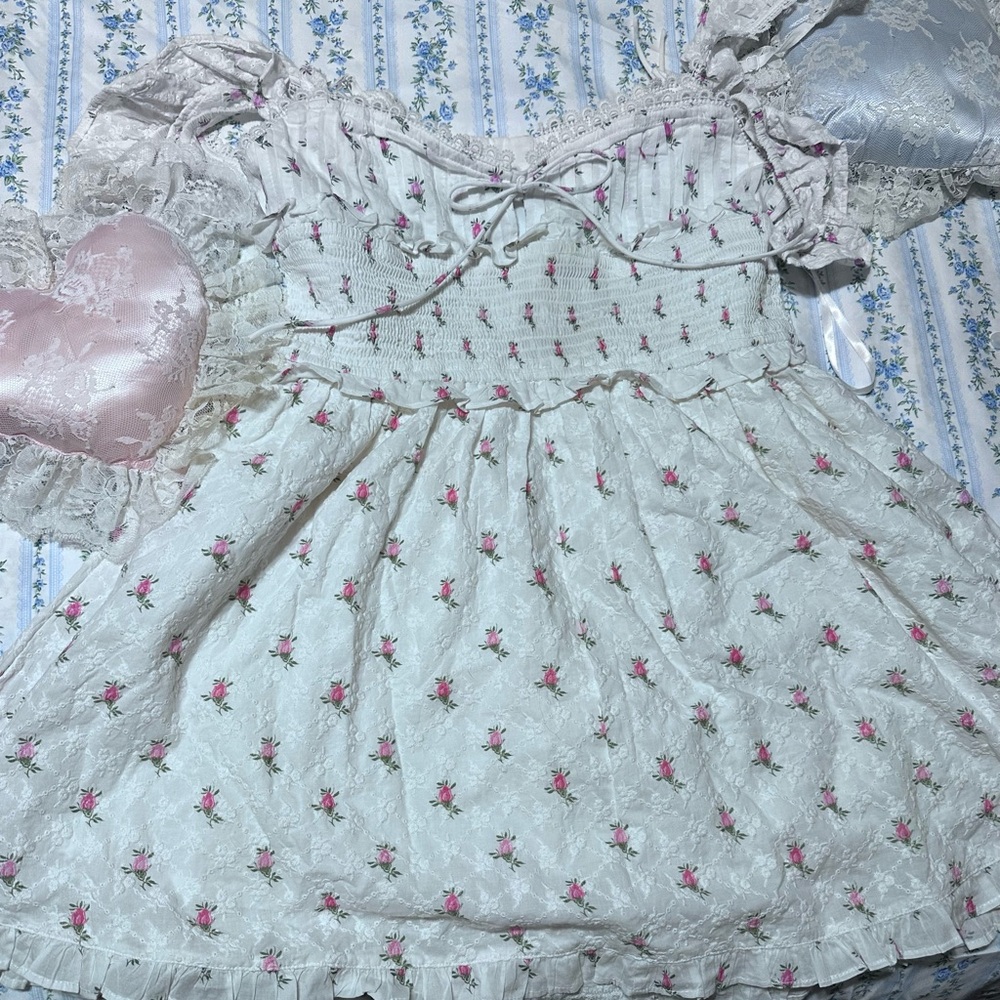 For Love & Lemons Palermo Dress – Floral Sundress .